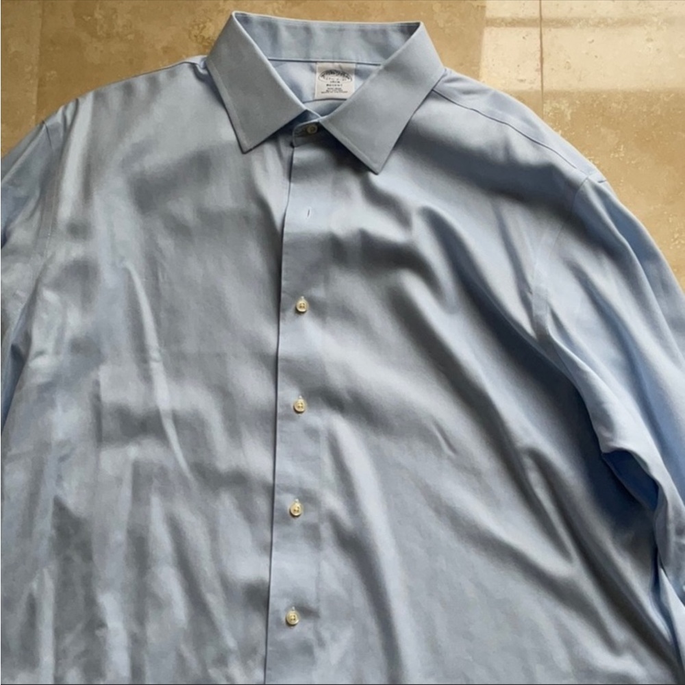 Brooks brother no iron shirt 17 1/2-2/3 neck
